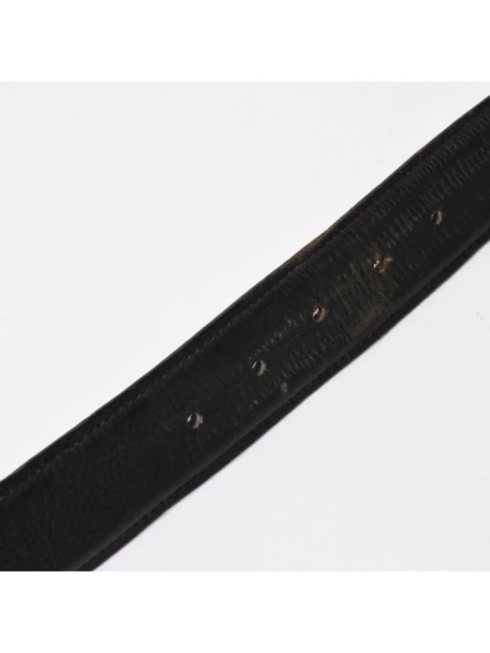 Chrome Hearts Celtic Center Bar Belt 925 Sterling Silver Leather 32